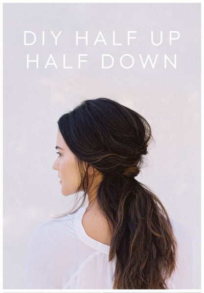 DIY HALF UP HALF DOWN | CLIP-IN HAIR EXTENSIONS INDIA