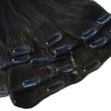 OFF BLACK (#1B) CLIP IN HAIR EXTENSIONS-Clip-In Hair Extensions-Instalength